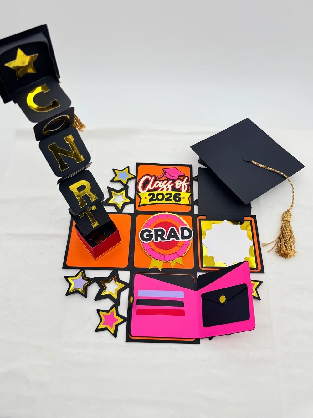 Cute Graduation Exploding/ Pop-up Box - Picture 3 of 12